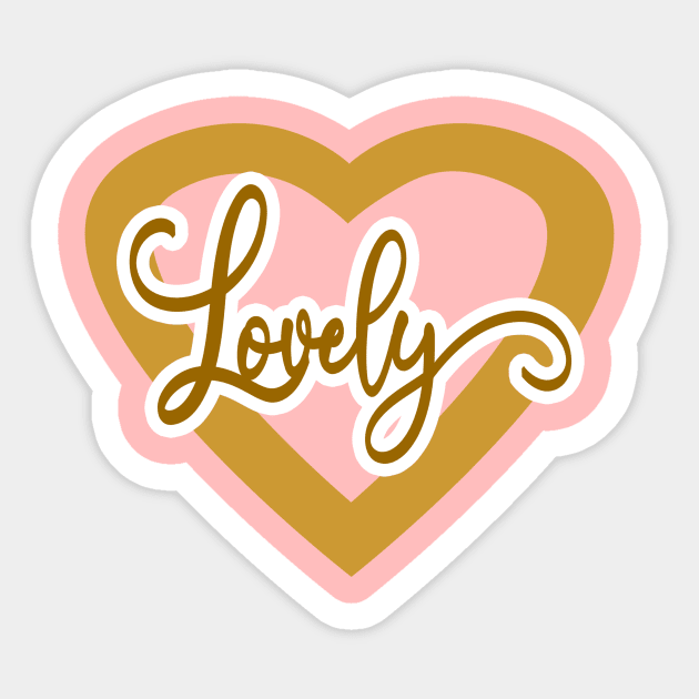 Lovely Love Sticker by Shop Ovov